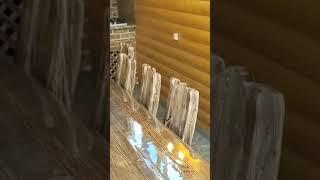 Садовый комплект из натурального дерева. Стулья, лавочки, стол. GIT-KMV