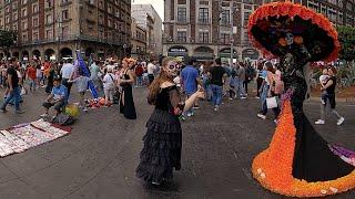 Mexico City in 8k 3D - Dia De Muertos VR 180 Travel Experience - Mexiquic and Zocalo, Part 1