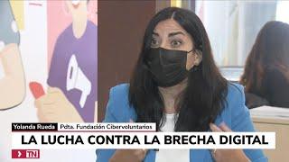 Informativos Telemadrid entrevista a Yolanda Rueda, presidenta de Fundación Cibervoluntarios