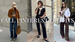 RECREATING FALL PINTEREST OUTFITS 2024 | Casual Outfit Ideas