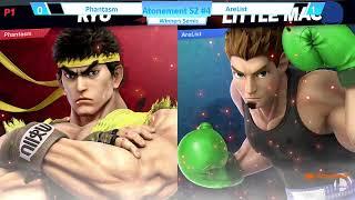 Atonement S2 - Week 4 - Phantasam (Terry/Kazuya) vs Arelist (Little Mac!)