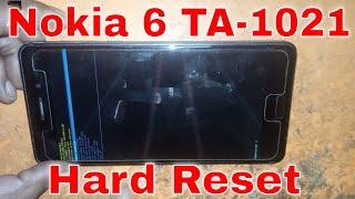 Nokia 6 TA 1021 Hard Reset Nokia 6 (TA-1021) Hard Reset or Pattern Unlock