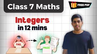 Chapter 1 Integers | Class 7 Maths | Rapid Revision