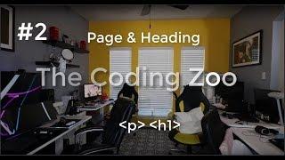 Learn HTML, CSS, and JavaScript -  Heading and Paragraph  -  Lesson 2 for Beginners