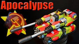 Apocalypse tank! Armageddon is here!  Red Alert 3! CLAY! Model with parts inside! Tutorial.