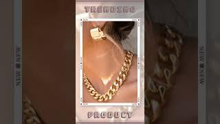 Gold Chunky Chain Necklace