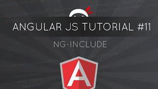 AngularJS Tutorial #11 - ng-include directive