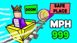 I PICK A DOOMED TRACK on Roblox Cart Ride