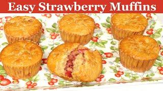 Easy Strawberry Muffins Recipe