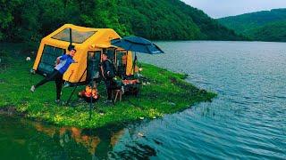 Heaven Found: Inflatable Tent Camping In Breathtaking Nature