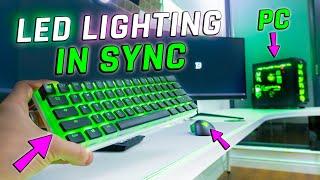 How I synced LED Lighting  RAZER + ASUS + MSI + Nanoleaf