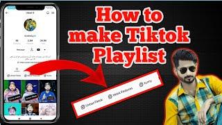 How to make playlist in tiktok | Tiktok yellow icon | How to add playlist in tiktok