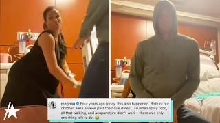 Watch Meghan Markle & Prince Harry DANCE & TWERK To Induce Lilibet’s Labor