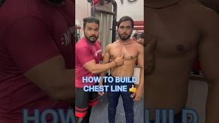 How to Build Chest Line || Ankit Tyagi || #motivation #shorts #fitness #viral #shortsvideo
