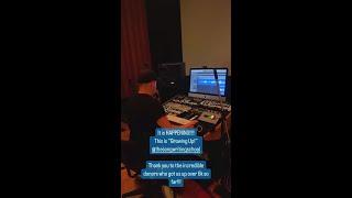Singing My New Song, "Growing Up" in the Studio for the Brave Ones Album!