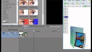 Применение эффекта к нескольким видео в Sony Vegas.avi