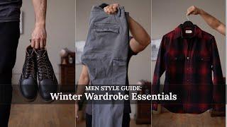 Wardrobe Winter Essentials #mensfashion