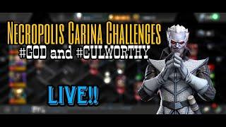 Necropolis Carina Challenges - Worthy Gods MCoC LIVE