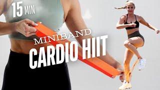 15-Minute Intense HIIT Cardio Workout (Full Body Burn with Mini Band)
