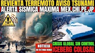 AHORA! TERREMOTO CON AVISO DETSUNAMI SIGUE UN 8+ / HORROR EL MAS GRANDE DEL PLANETA ESTA A LA DERIVA