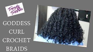 TRENDY TRESSES GODDESS CURL | HER FIRST CROCHECT BRAID INSTALL