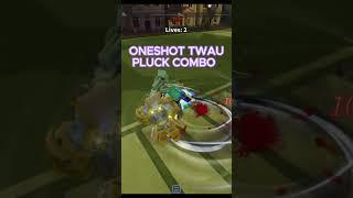 ONESHOT TWAU PLUCK COMBO #yba #roblox #trending #shorts #tiktok #viralvideo #viralshorts #jjba