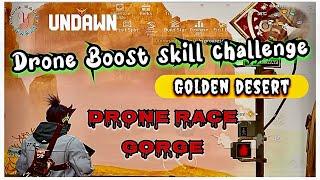 Drone Race - Gorge | Golden desert | drone boost skill challenge #undawn #undawngame #undawntamil