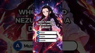 Are you a true Demon Slayer fan? #demonslayer #nezuko #anime #quiz