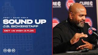 Post-Game Press Conference: J.B. Bickerstaff | Pistons vs Wizards | 03.11.25