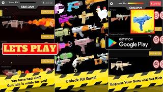 Lets Play Gun Idle, Android Gameplay, Tips and game review