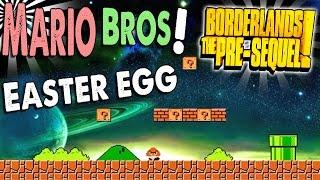 Borderlands The Pre-Sequel: Mario Bros Secret Level Easter Egg! (Best Easter Egg?)