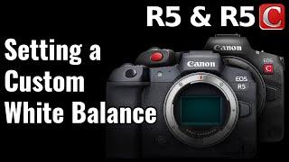 Setting Custom White Balances - EOS R5 Tip 72 / EOS R5C Tip 22