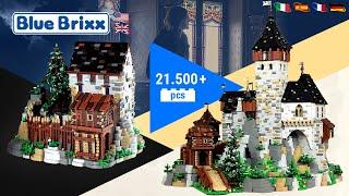 BlueBrixx Blaustein Castle - The evolution of our medieval fortress. 21500+ bricks & 4 expansions!