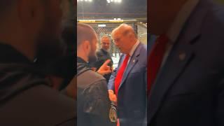  KHABIB NURMAGOMEDOV SHAKES HANDS WITH DONALD TRUMP