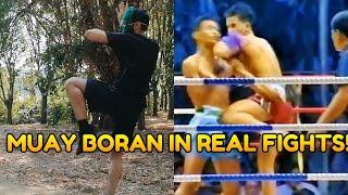 Muay Boran Techniques in REAL FIGHTS!