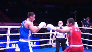 Day 4 (+92kg) AMIRI Pouria (IRI) vs MULLOJONOV Lazizbek (UZB) | AIBA WCHs 2021