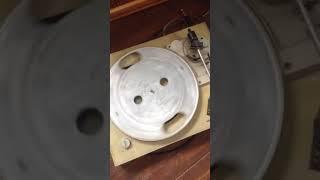 vintage akai apb20 turntable repair. blown fuse and belt slip