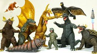 海外のゴジラフィギュアをなめるなよ【怪獣総進撃】キングギドラ・ラドン・モスラ・アンギラス・バラゴン・ゴロザウルス・ミニラ・バラン MEZCO