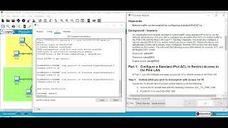 4.1.3.5  Packet Tracer - Configure Standard IPv4 ACL shorts