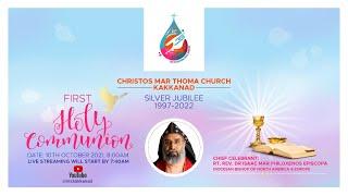 First Communicants Holy Communion Service at Christos Mar Thoma Church, Kakkanad.