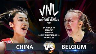 China vs Belgium | Women's VNL 2025