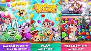 Tropical Treats - Puzzle Game & Free Match 3 Games (By MobilityWare) Android iOS Gameplay