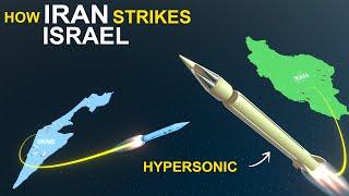 How Iran's Ballistic Missiles Strike Israel ? #israel #iran #lebanon