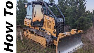 How to Operate a Cat D2 Dozer