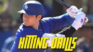 Shohei Ohtani Hitting Drills at 2025 Spring Training