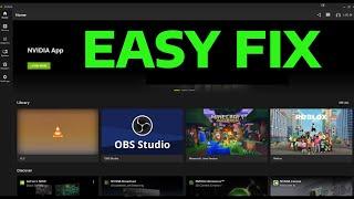 How To Fix NVIDIA App Not Working in Windows 11