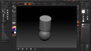 Введение в Zbrush : Основы транспонирования урок 26
