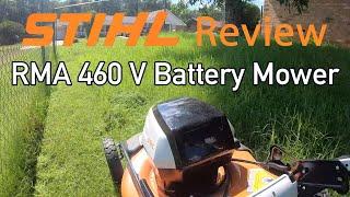 Should you buy a battery mower?  Stihl RMA 460 V Lawn Mower Review and Raw Demo