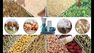 How to make feed pellets (animal feed pellet making machine)