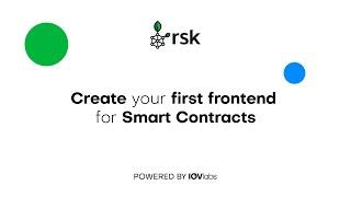 Webinar Series: Create your first frontend for smart contracts